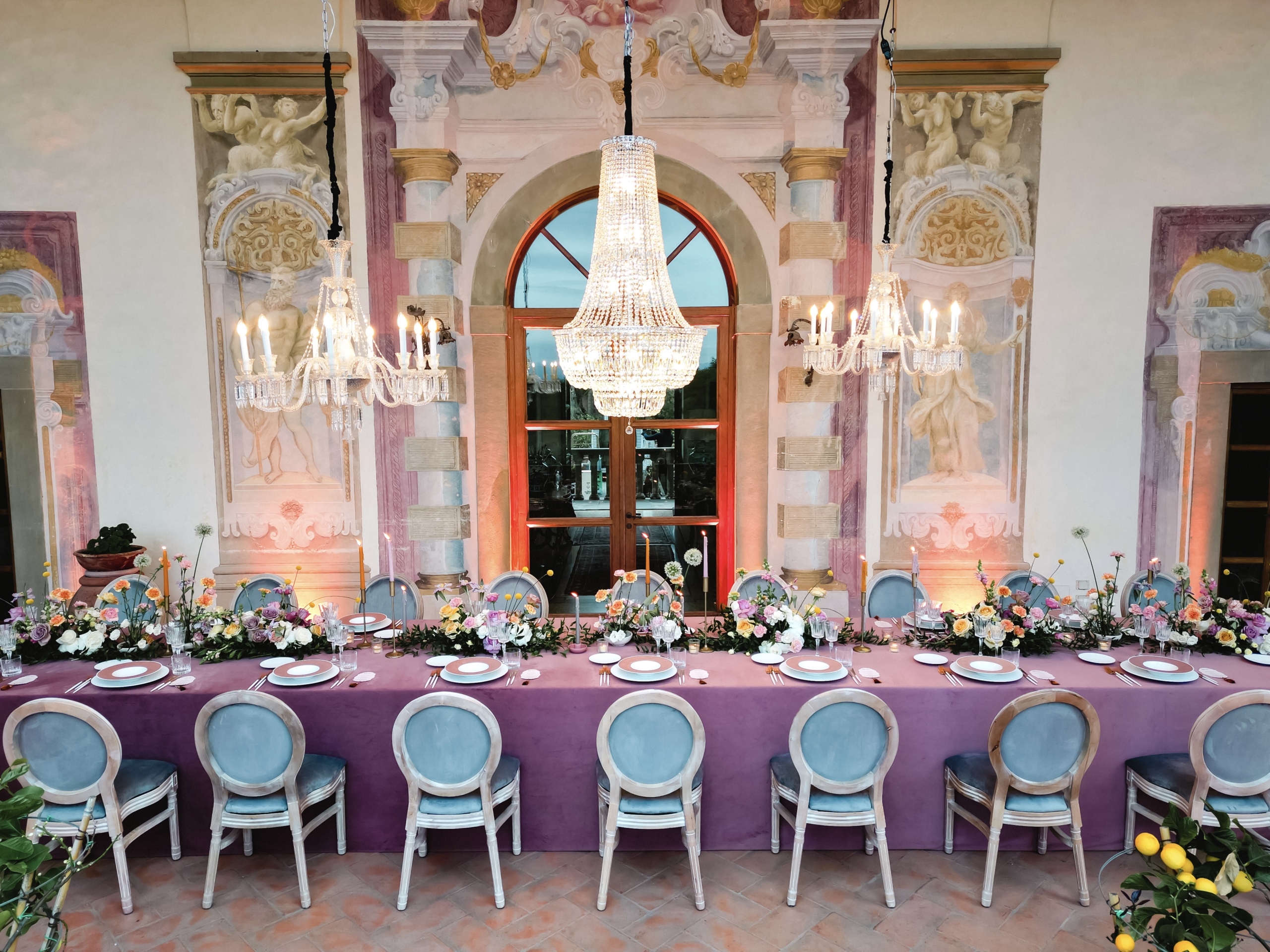 Tuscany Wedding table